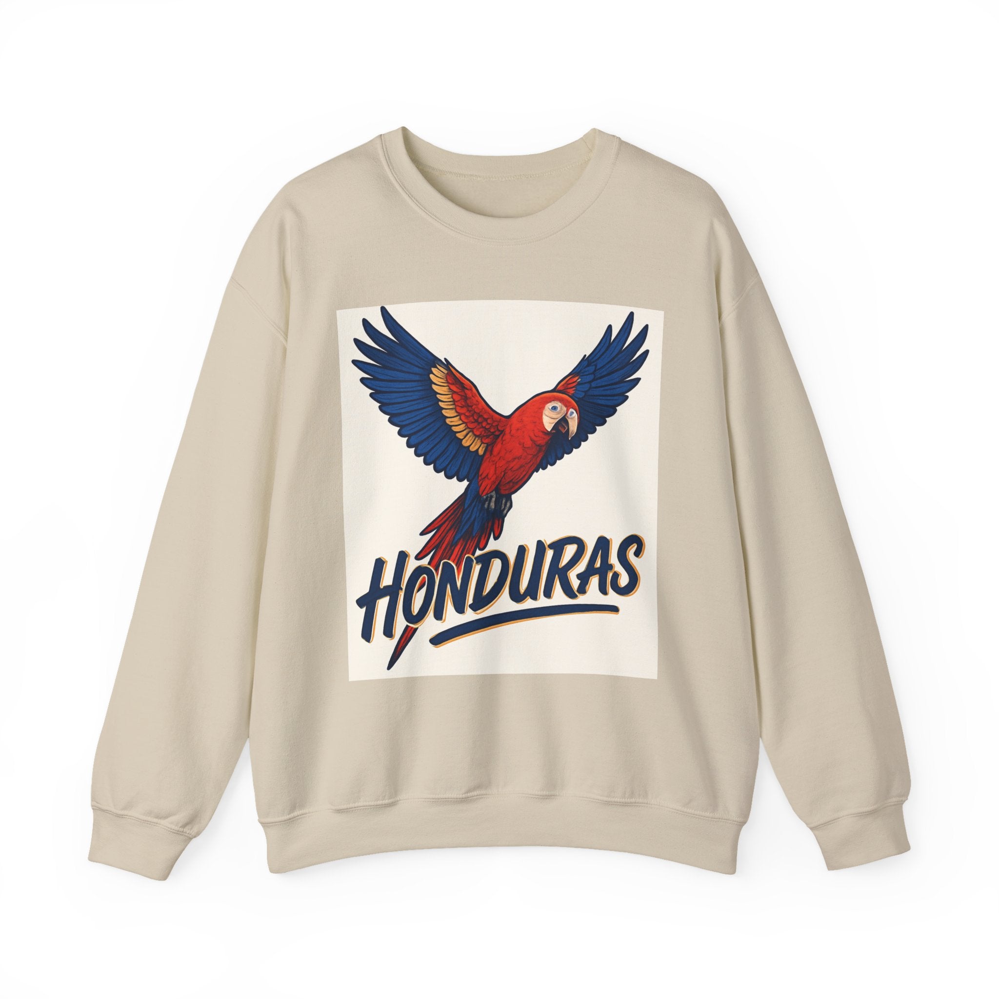 Vibrant Parrot Sweatshirt - Unisex Crewneck, Perfect Gift for Bird Lovers, Tropical Vibe, Outdoor Adventures, Eco-Friendly Fashion