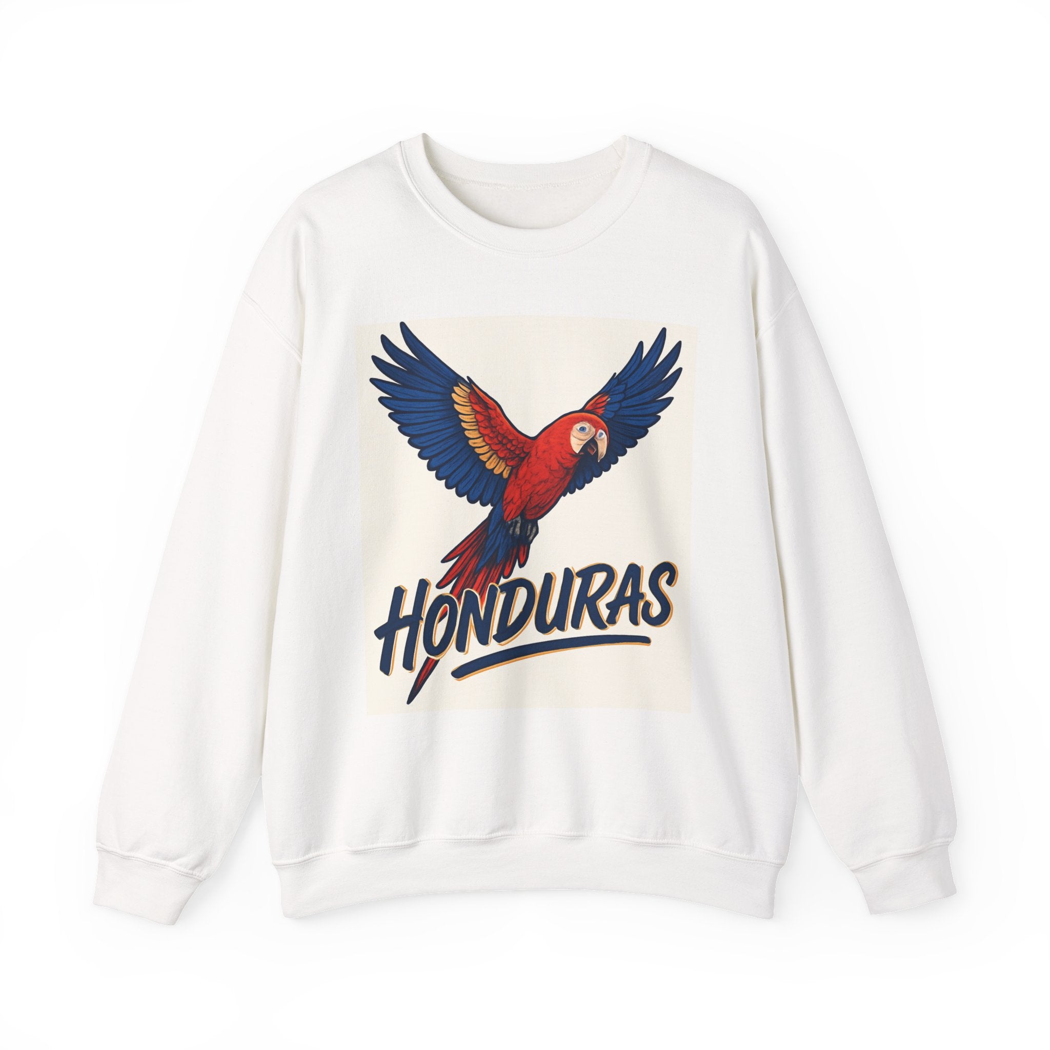 Vibrant Parrot Sweatshirt - Unisex Crewneck, Perfect Gift for Bird Lovers, Tropical Vibe, Outdoor Adventures, Eco-Friendly Fashion