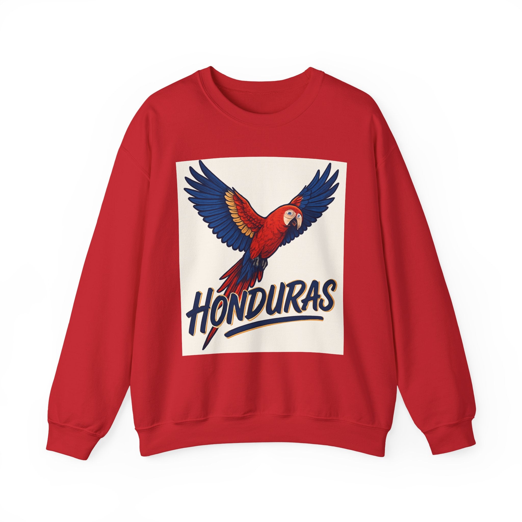 Vibrant Parrot Sweatshirt - Unisex Crewneck, Perfect Gift for Bird Lovers, Tropical Vibe, Outdoor Adventures, Eco-Friendly Fashion